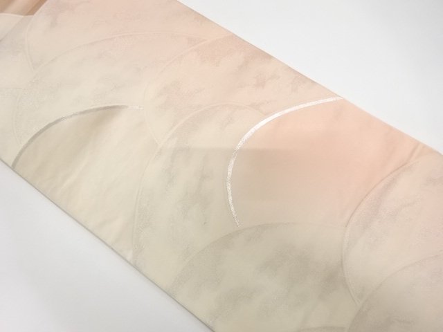JAPANESE KIMONO / YAMANAMI PATTERN WOVEN REVERSIBLE FUKURO OBI
